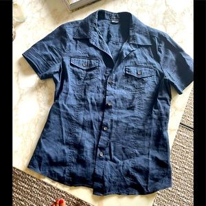 Buttoned down Theory shirt